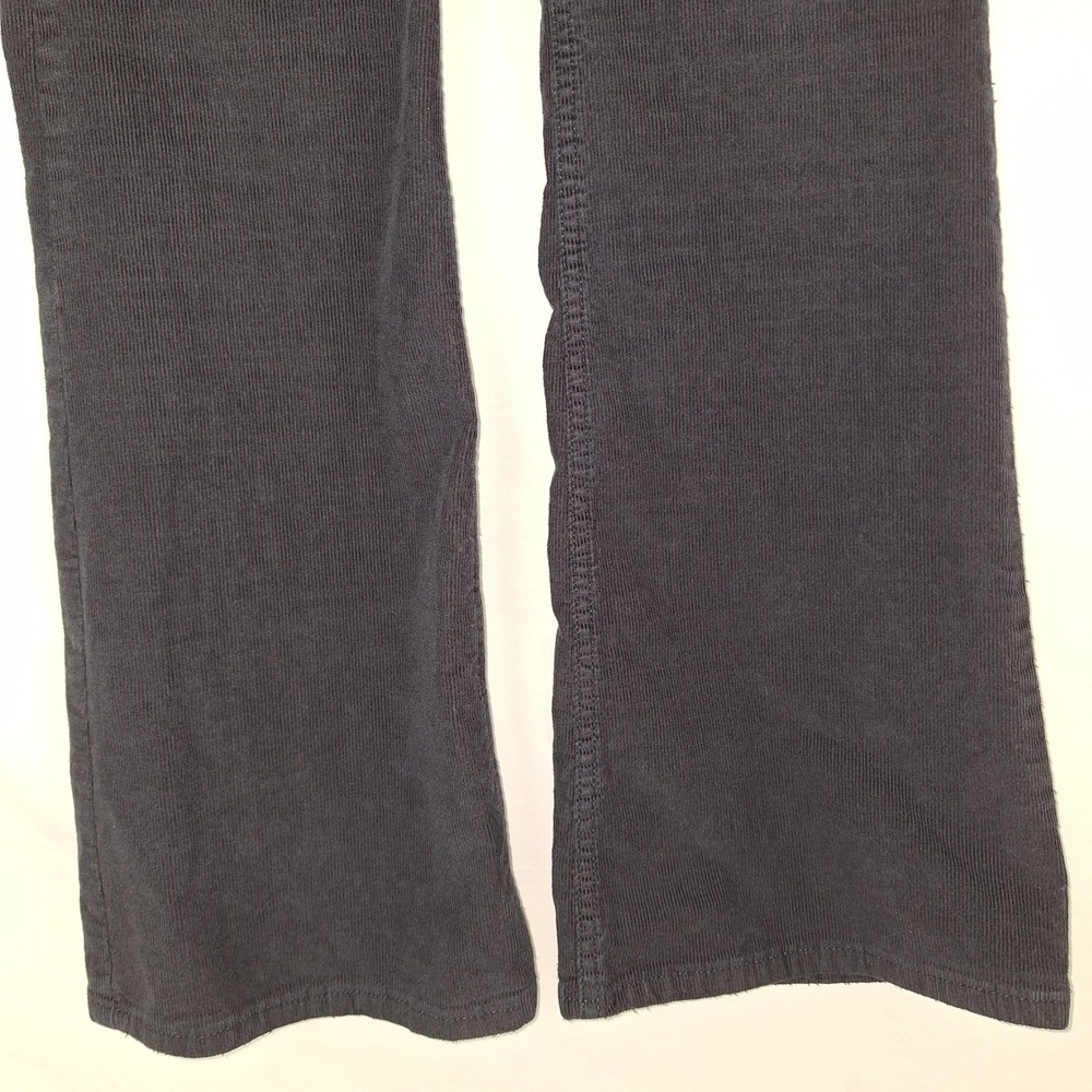 Old Navy Black Corduroy High Waisted Flare Leg Pants Womens Size 8 Secret-Smooth - Picture 16 of 16